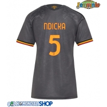 Maglie da calcio AS Roma Evan Ndicka #5 Terza Maglia Femminile 2026-27 Manica Corta